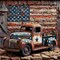 16x16inch - Vintage Truck Paint by Numbers Kit for Adults(Without Frame)